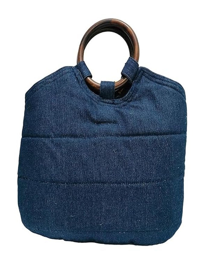 ATHZ handbags wooden handles Potli Bags with Handcrafted Bow Detail hand carry wristlets bags for women - Image 2